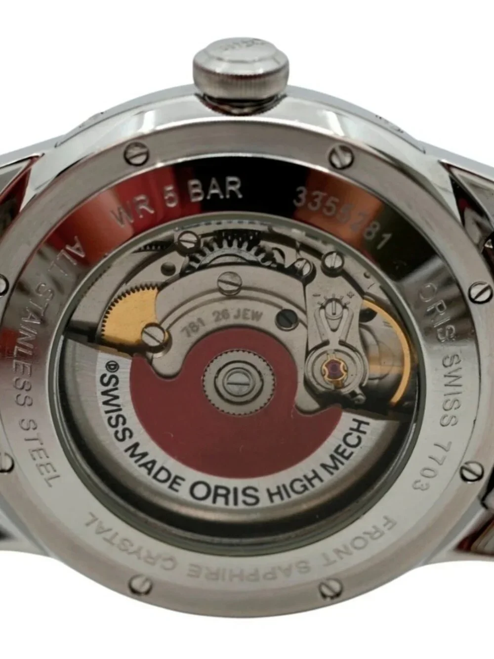 Oris 40mm Men's Artelier Day Date Calendar Moonphase Automatic Watch Ref: 7703!